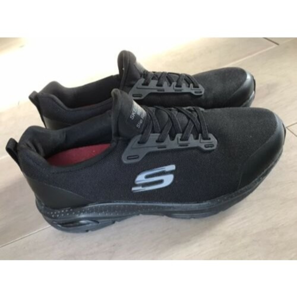 Skechers work Arch Fit Serena Navy Slip Resistant Slip On sneakers 9.5 Shoes - Picture 2 of 9